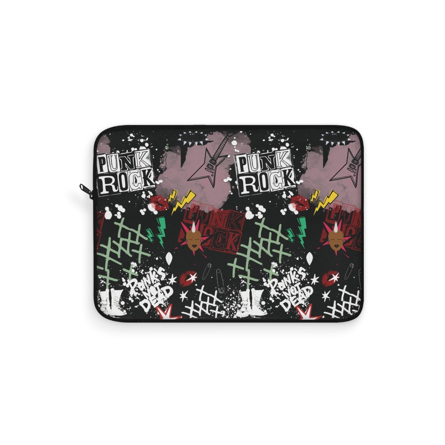 Punk Rock Laptop Sleeve: Stylish Polyester Protector