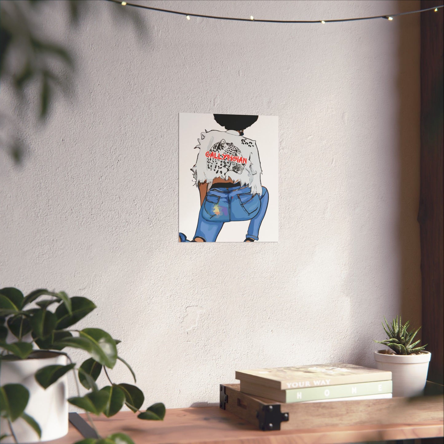 Callipygian Tigress Premium Matte Vertical Posters