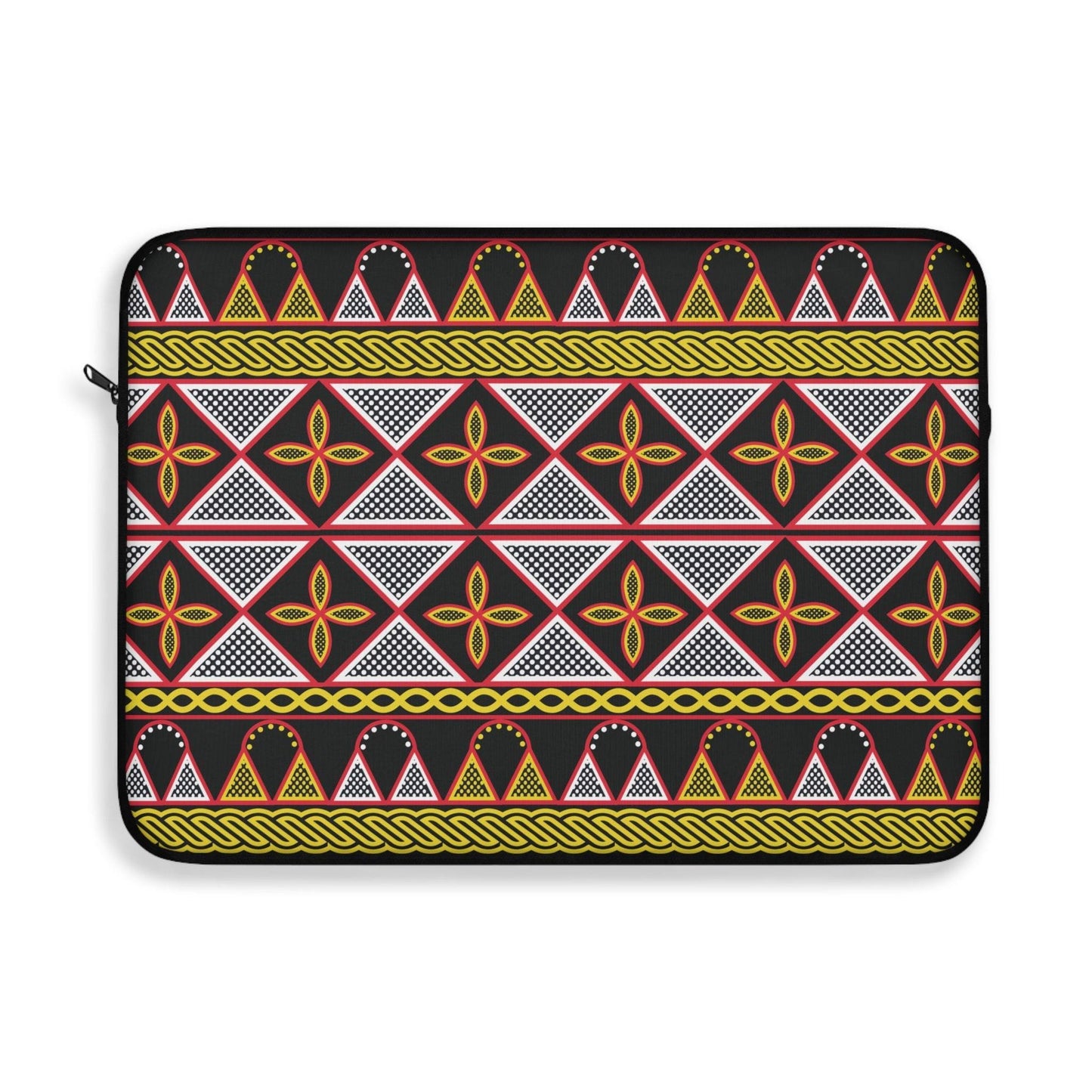 Yellow Toghu African Laptop Sleeve - Front Print, Pro Macbook Air Sleeve
