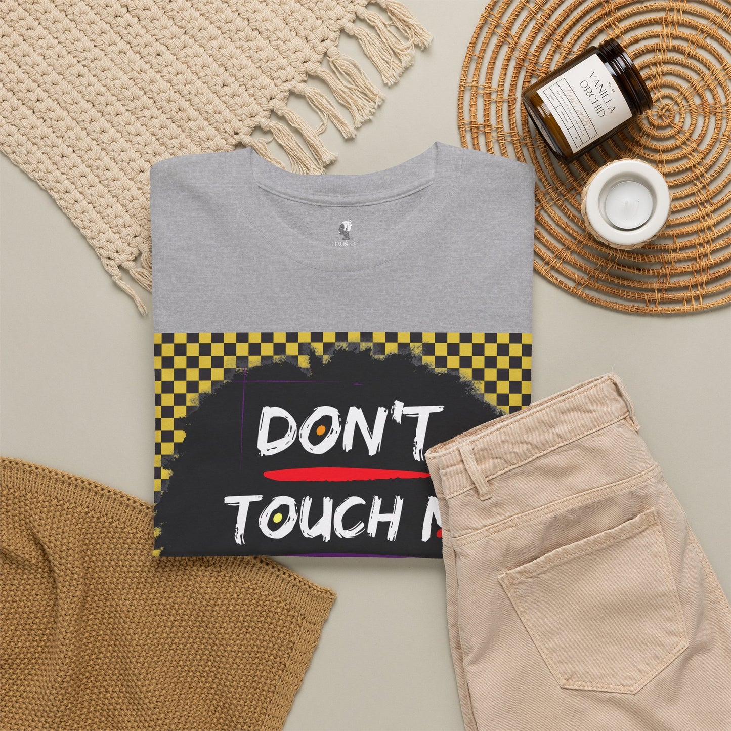 Don't Touch My Hair Unisex Heavy Cotton Tee