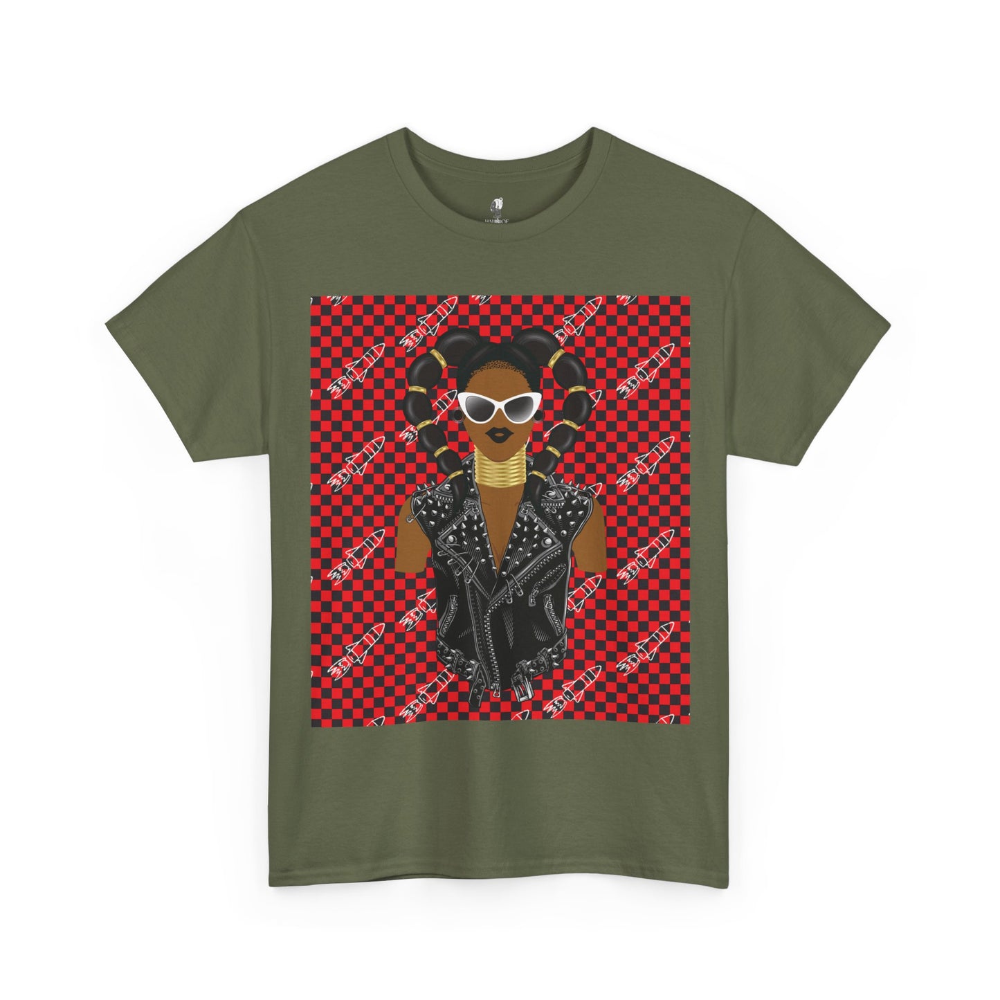 Horn Lady Rockette Unisex Heavy Cotton Tee
