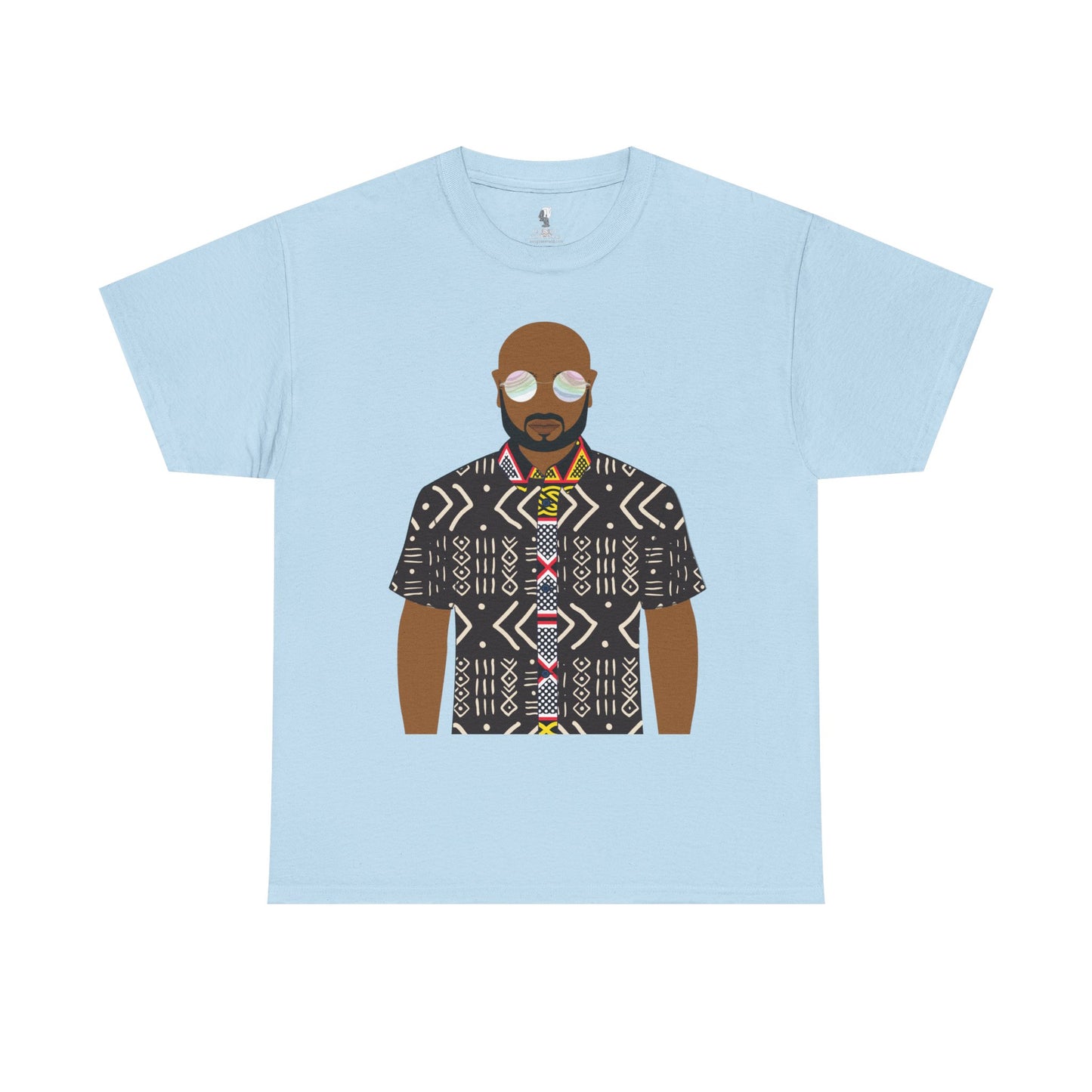 Le Monsieur Mudcloth Unisex Heavy Cotton Tee