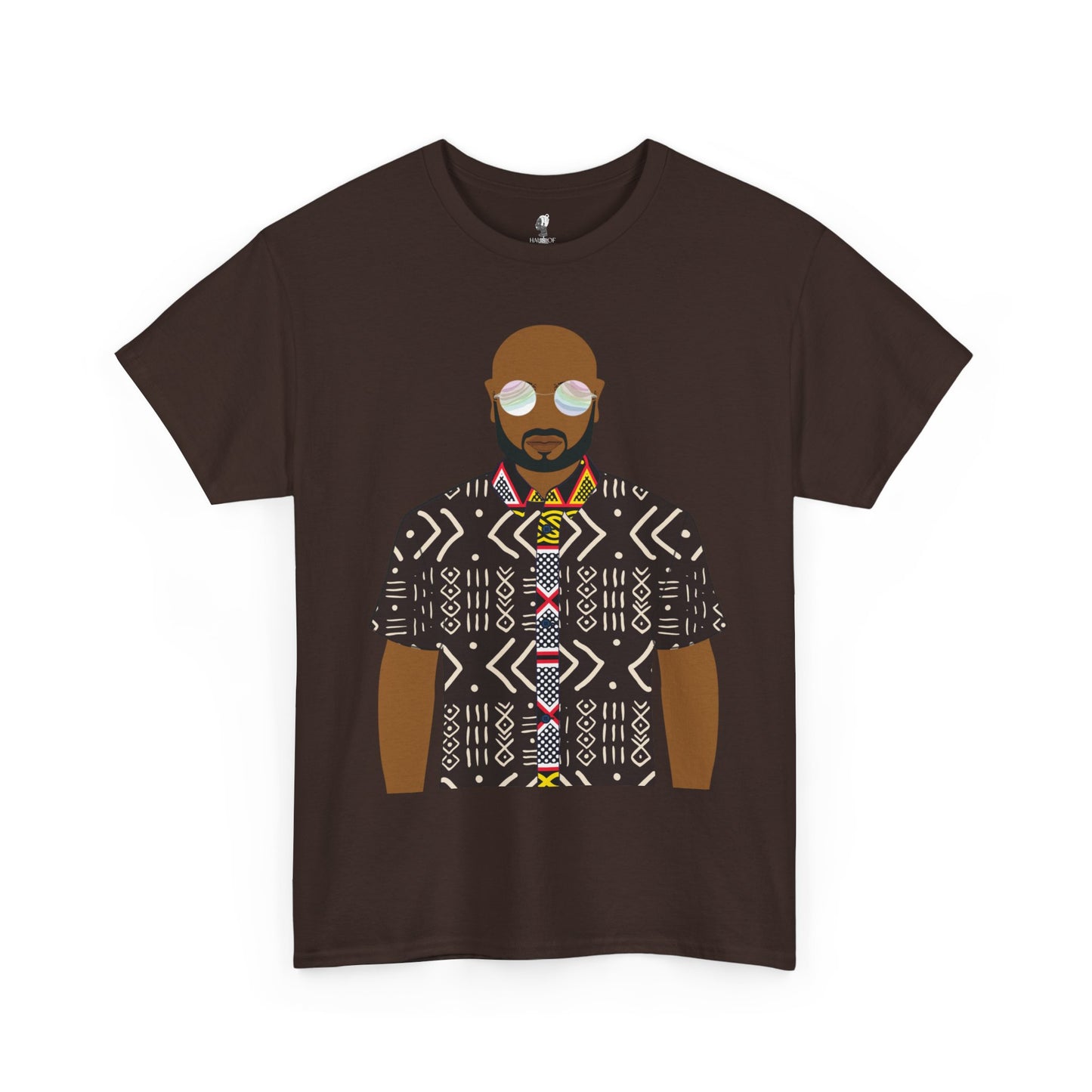 Le Monsieur Mudcloth Unisex Heavy Cotton Tee