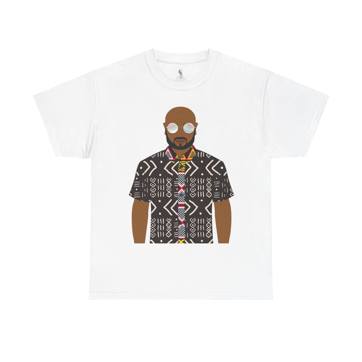 Le Monsieur Mudcloth Unisex Heavy Cotton Tee