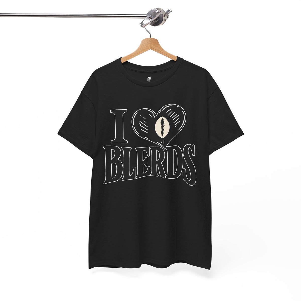 I Heart Blerds Unisex Heavy Cotton T-Shirt | Nerd Pride Tee, Geek Culture