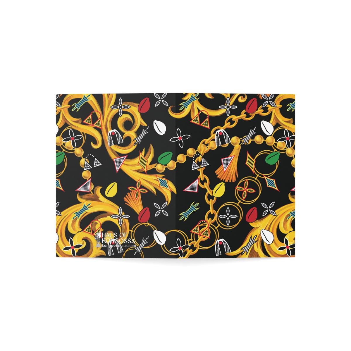 a picture of a black and yellow pattern