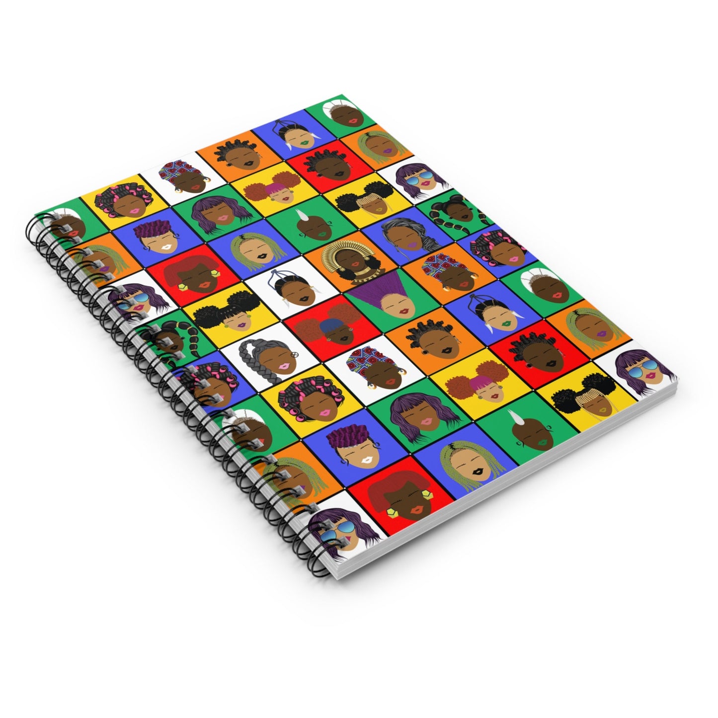 Rubikas Spiral Notebook, Front Cover Print - Ruled Lines