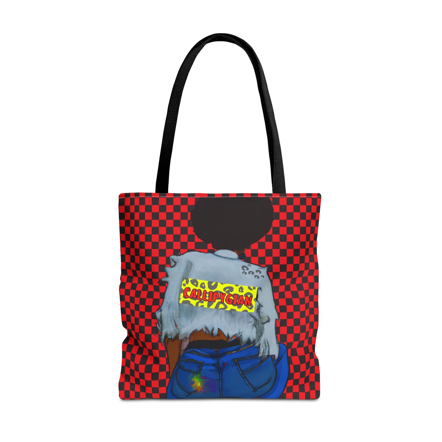 Callipygian Girl and Don't Touch my Hair Two-Sided Tote Bag (AOP)
