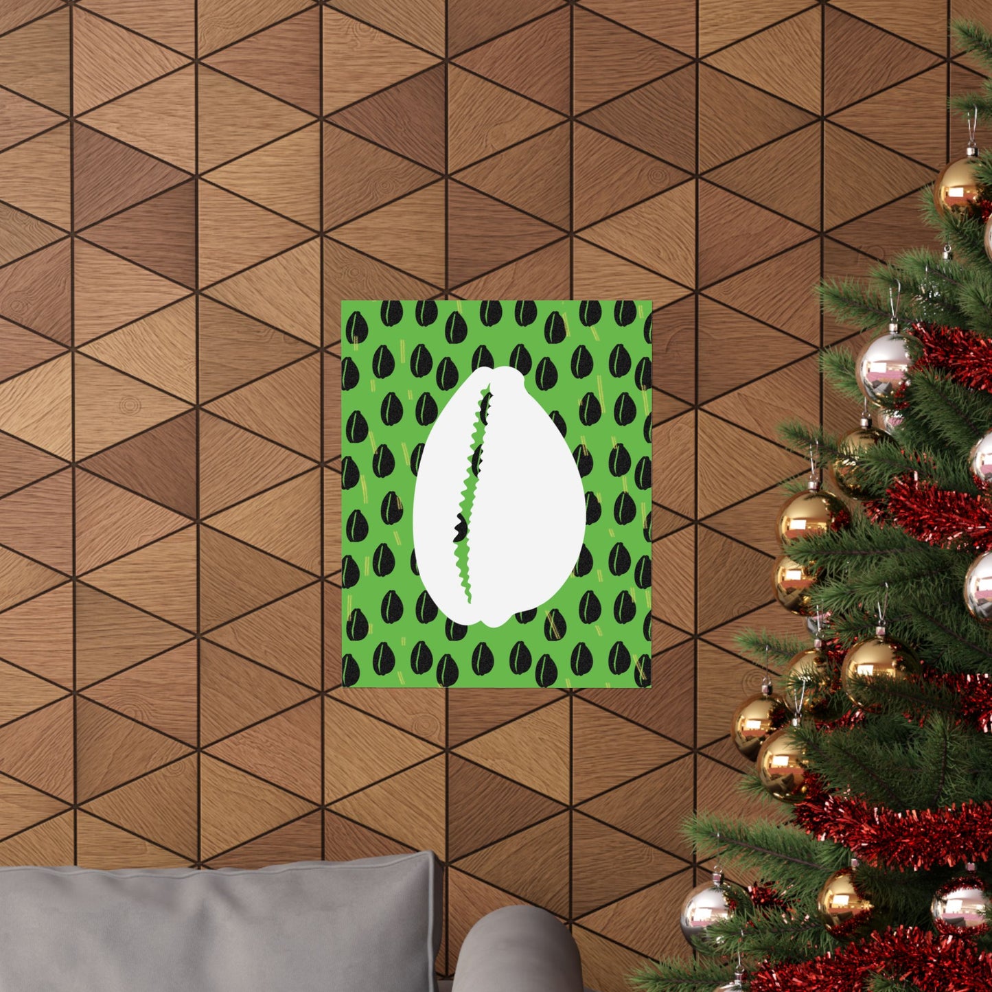Currency Exchange - Cowries Green Premium Matte Vertical Posters