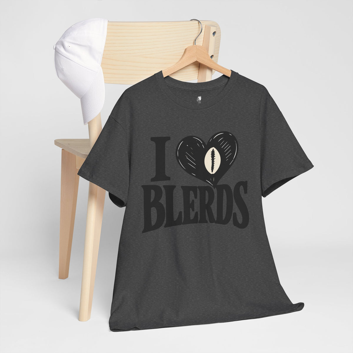 I Heart Blerds Unisex Heavy Cotton T-Shirt | Nerd Pride Tee, Geek Culture