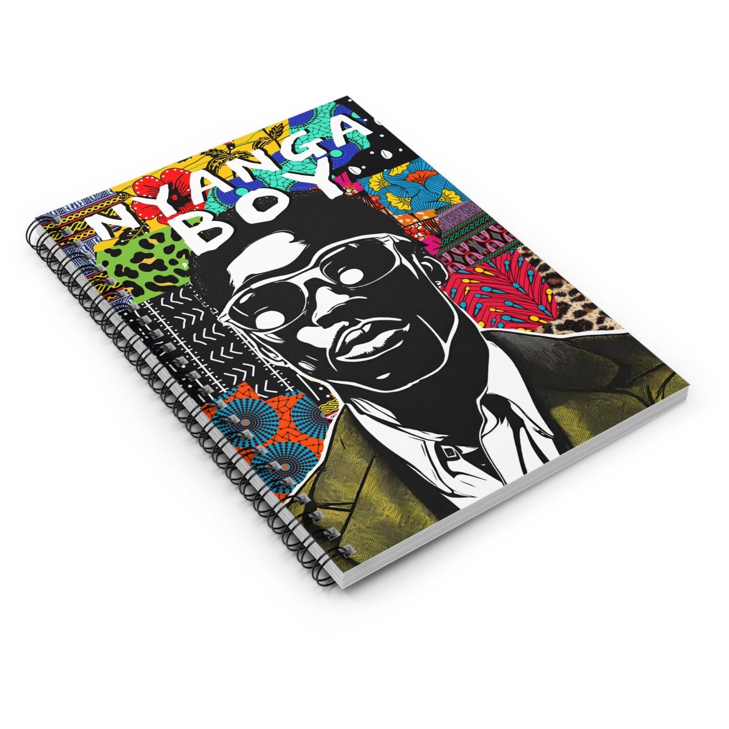 Nyanga Boy Spiral Notebook: African Inspired Stationery Gift