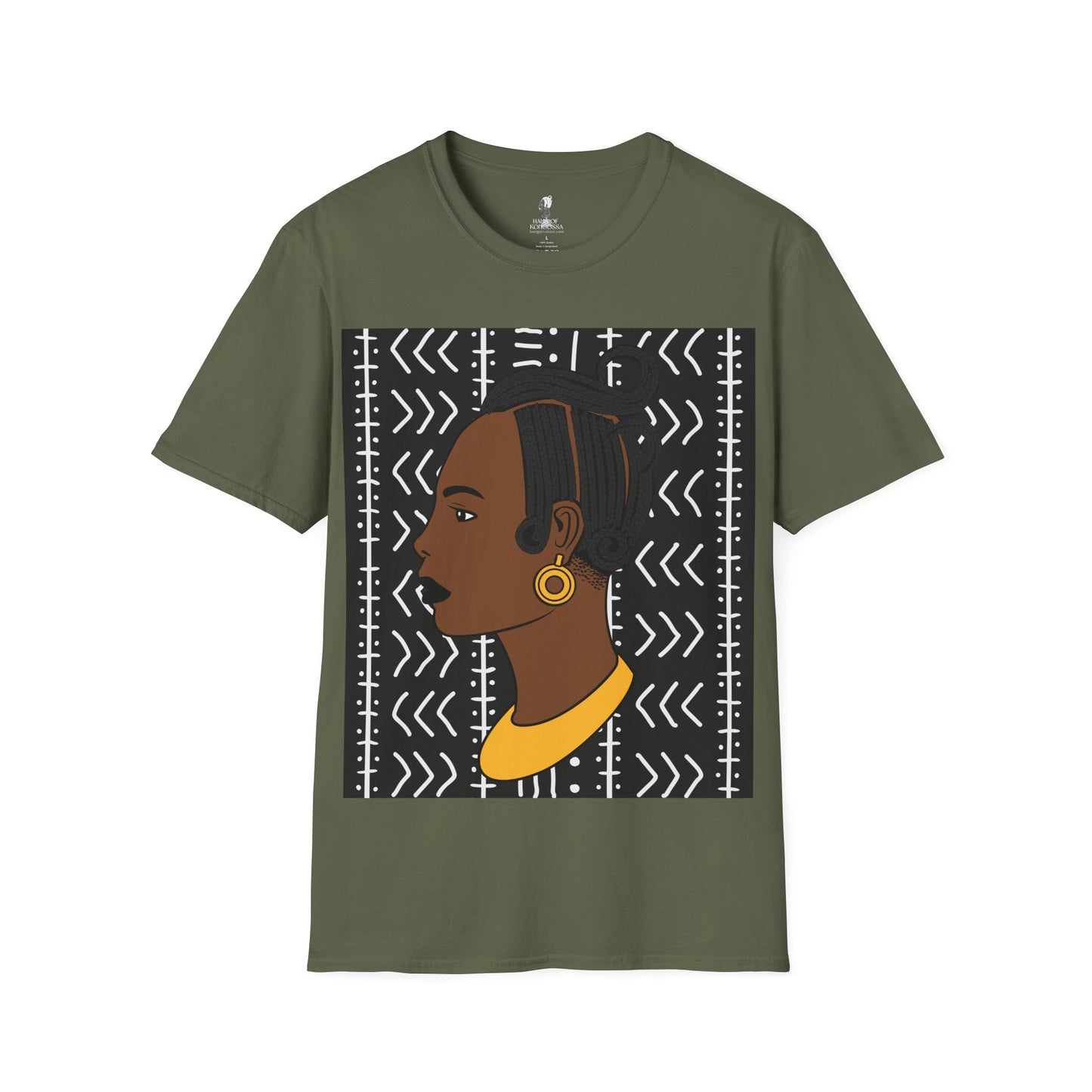 Lady Kongossa on BW Ndop Unisex Softstyle T-Shirt