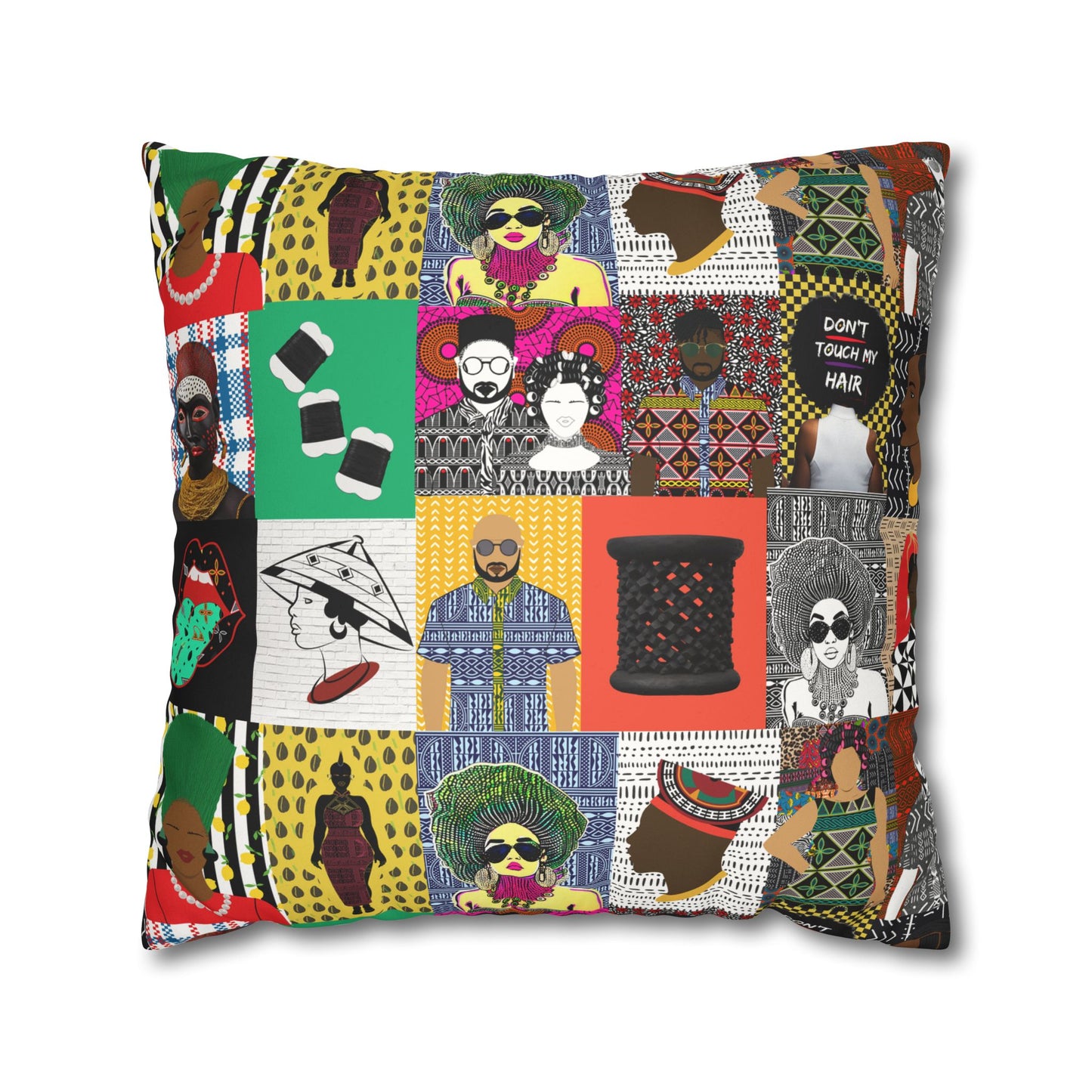 My Pipo Faux Suede Pillow Case, Square Throw Cushion, Boho Home Decor, Living Room Accent, Bedroom or Living room Accessory