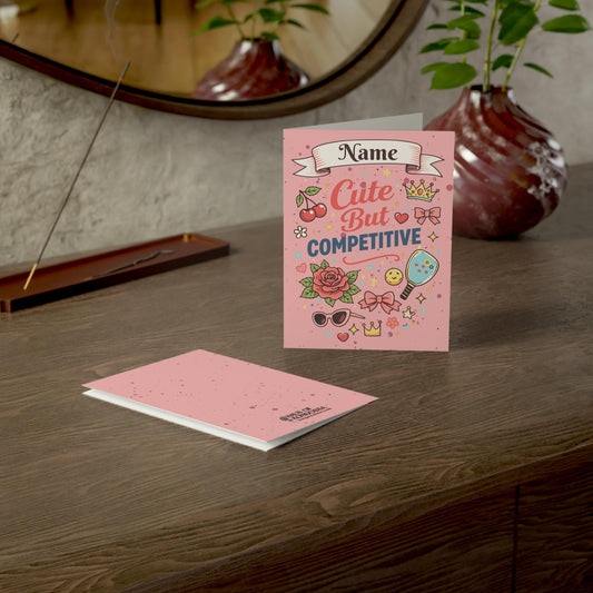 Personalized Name Greeting Card, Tattoo Vintage Design, Mother's Day Card