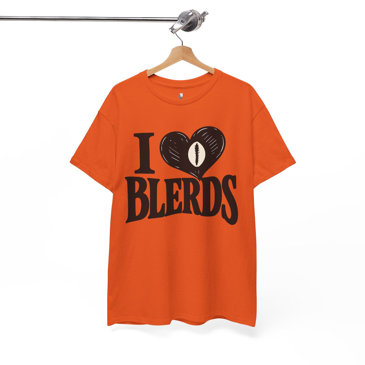 I Heart Blerds Unisex Heavy Cotton T-Shirt | Nerd Pride Tee, Geek Culture