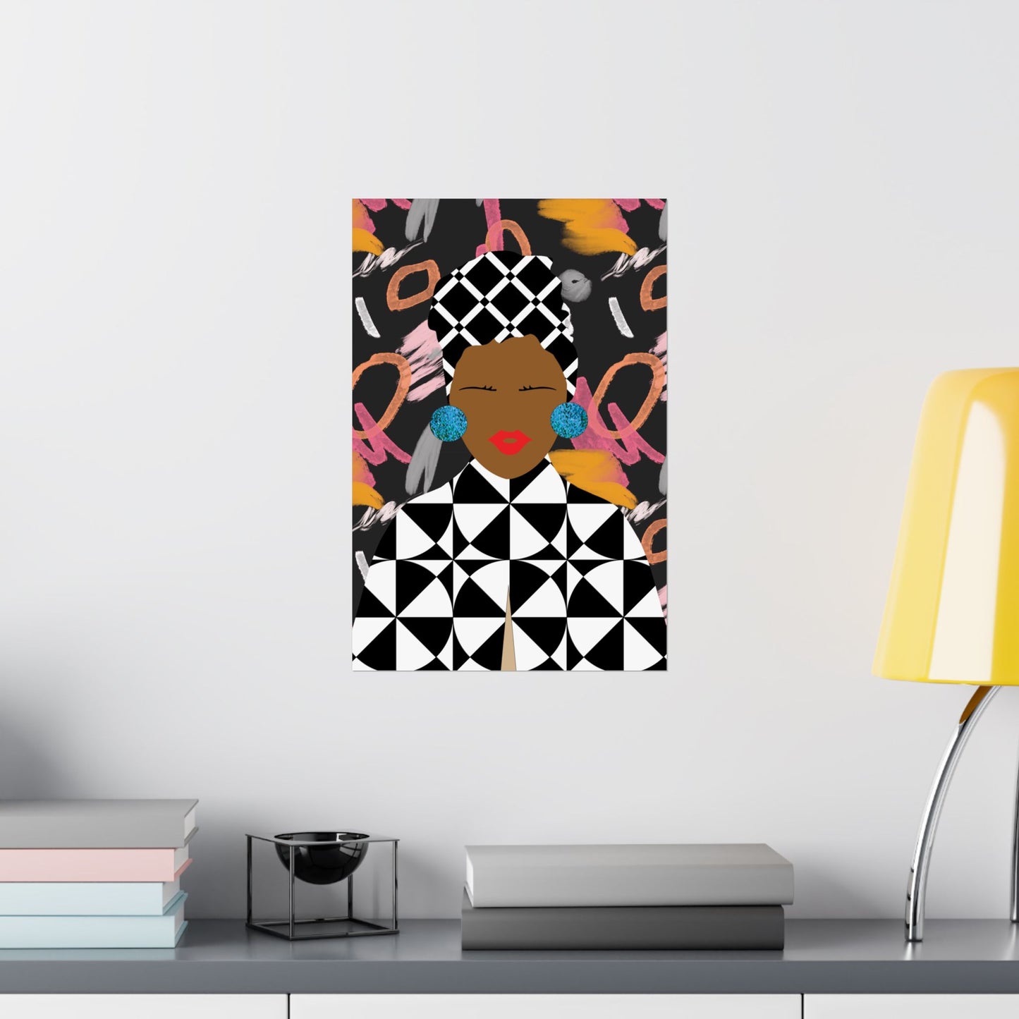 Geo on Art Premium Matte Vertical Posters
