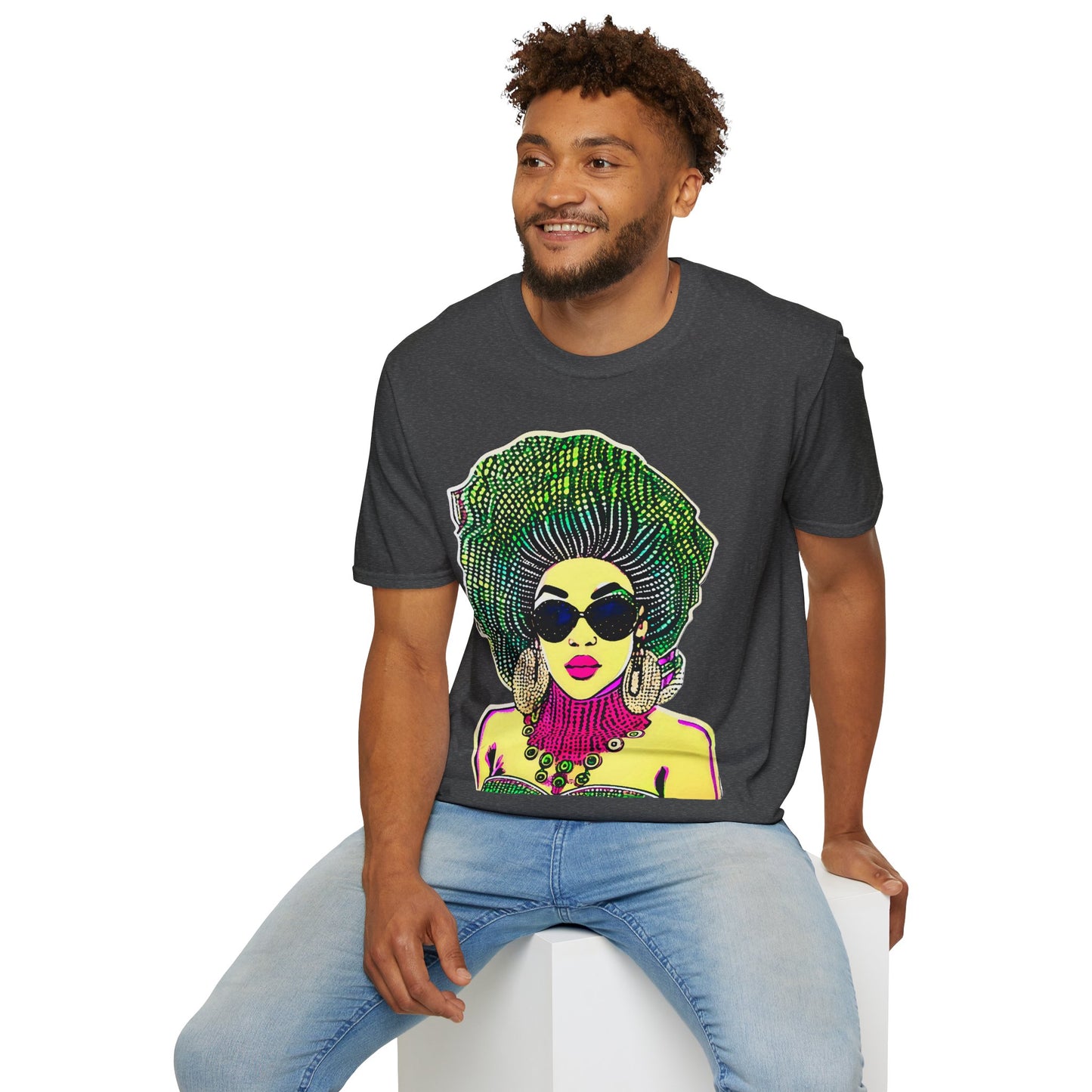 Madame Headtie(Color)  -  Unisex Softstyle T-Shirt