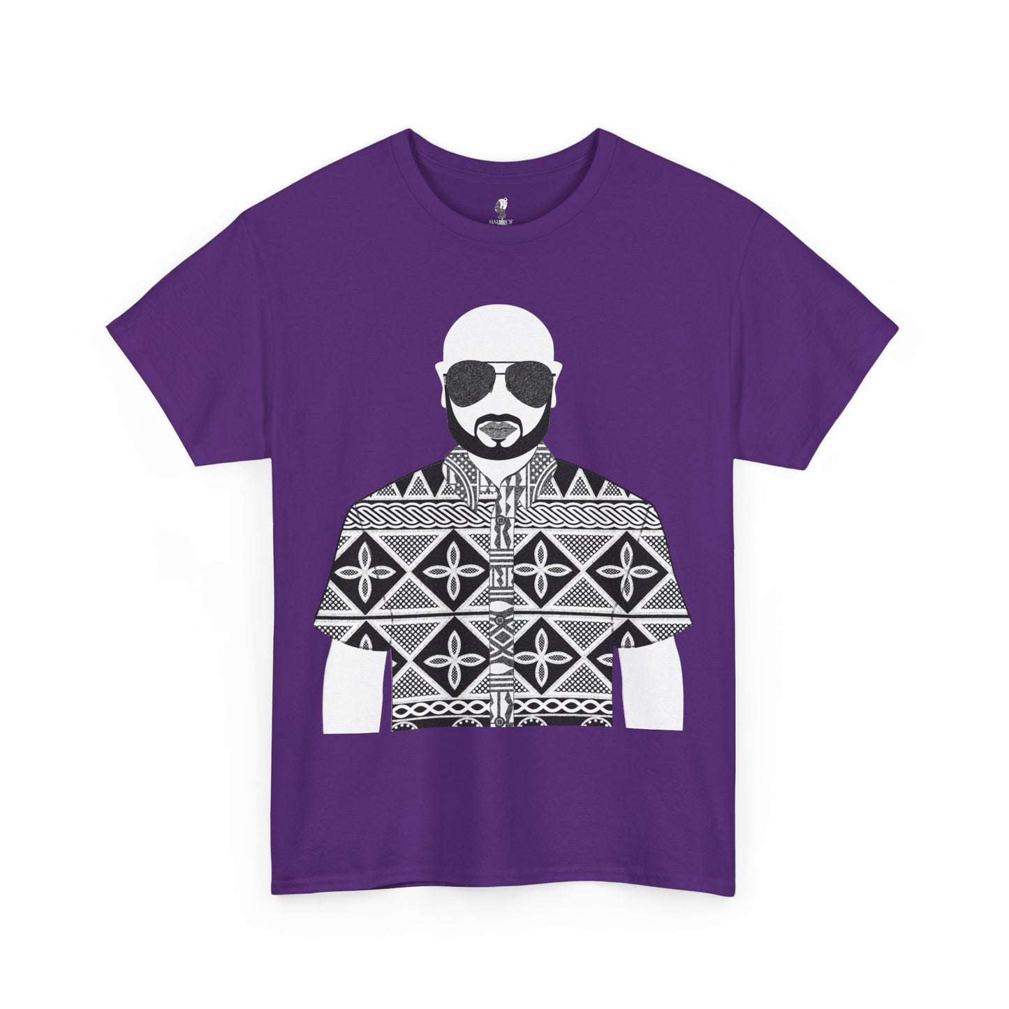 Le Monsieur(BW) in Toghu Unisex Heavy Cotton Tee