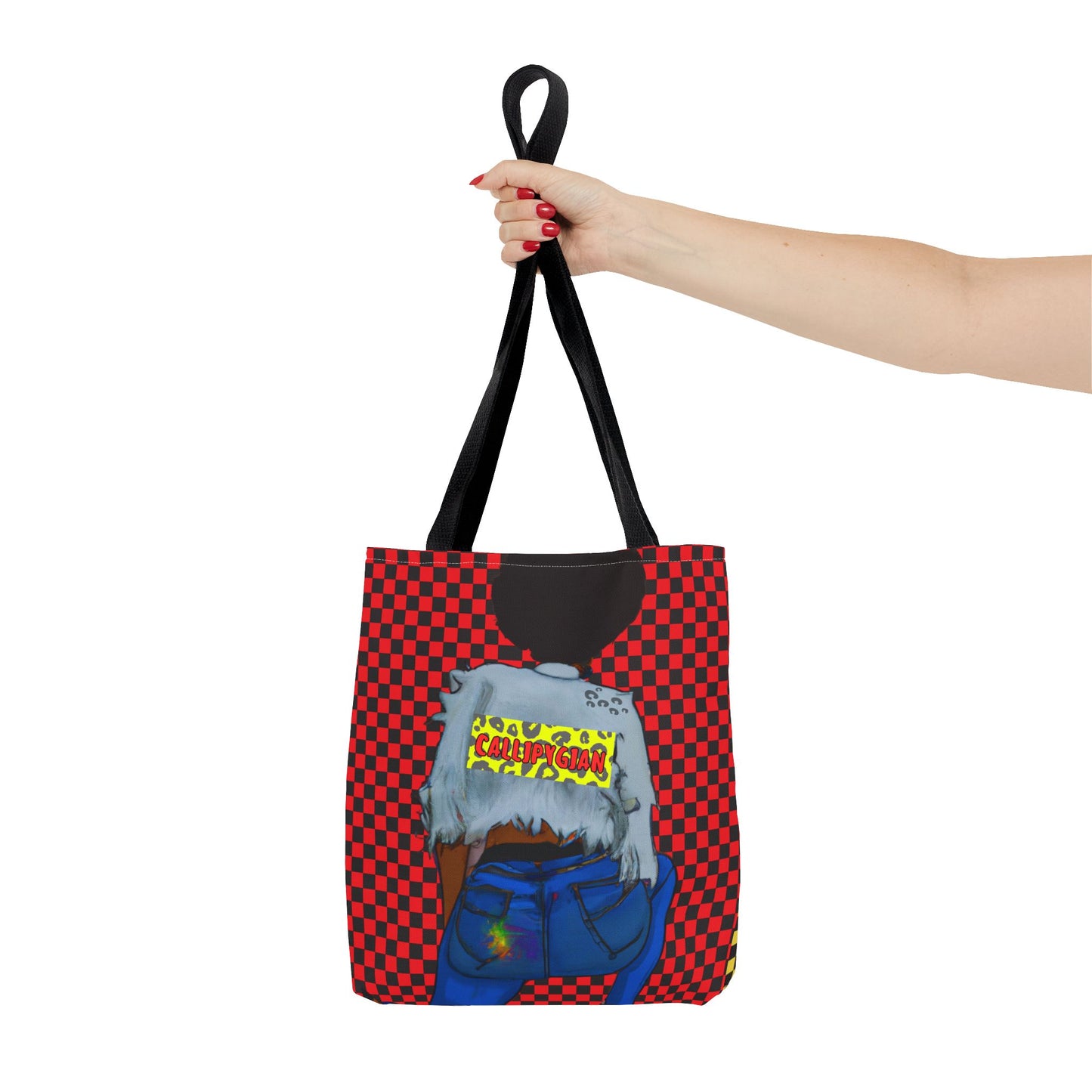 Callipygian Girl and Don't Touch my Hair Two-Sided Tote Bag (AOP)