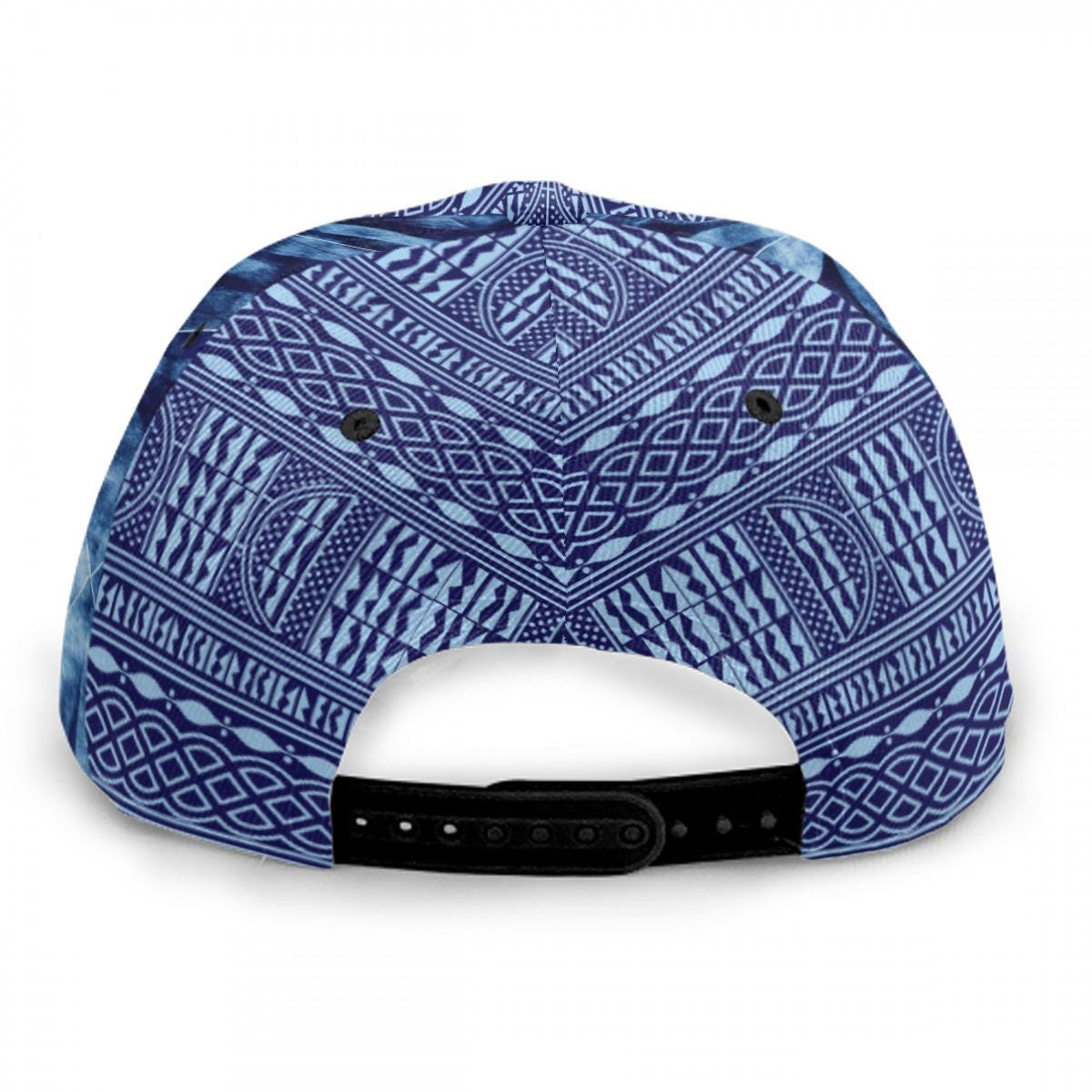 Adjustable Ndop Tie Dye Print Snapback Hat, African Baseball Cap
