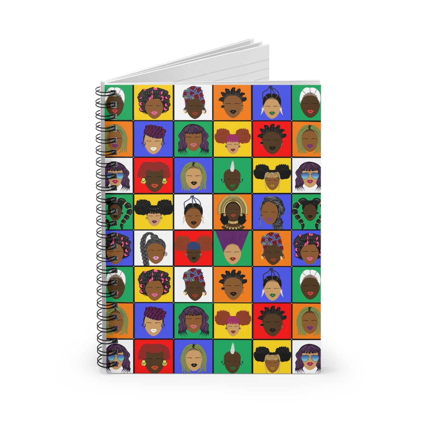 Rubikas Spiral Notebook, Front Cover Print - Ruled Lines