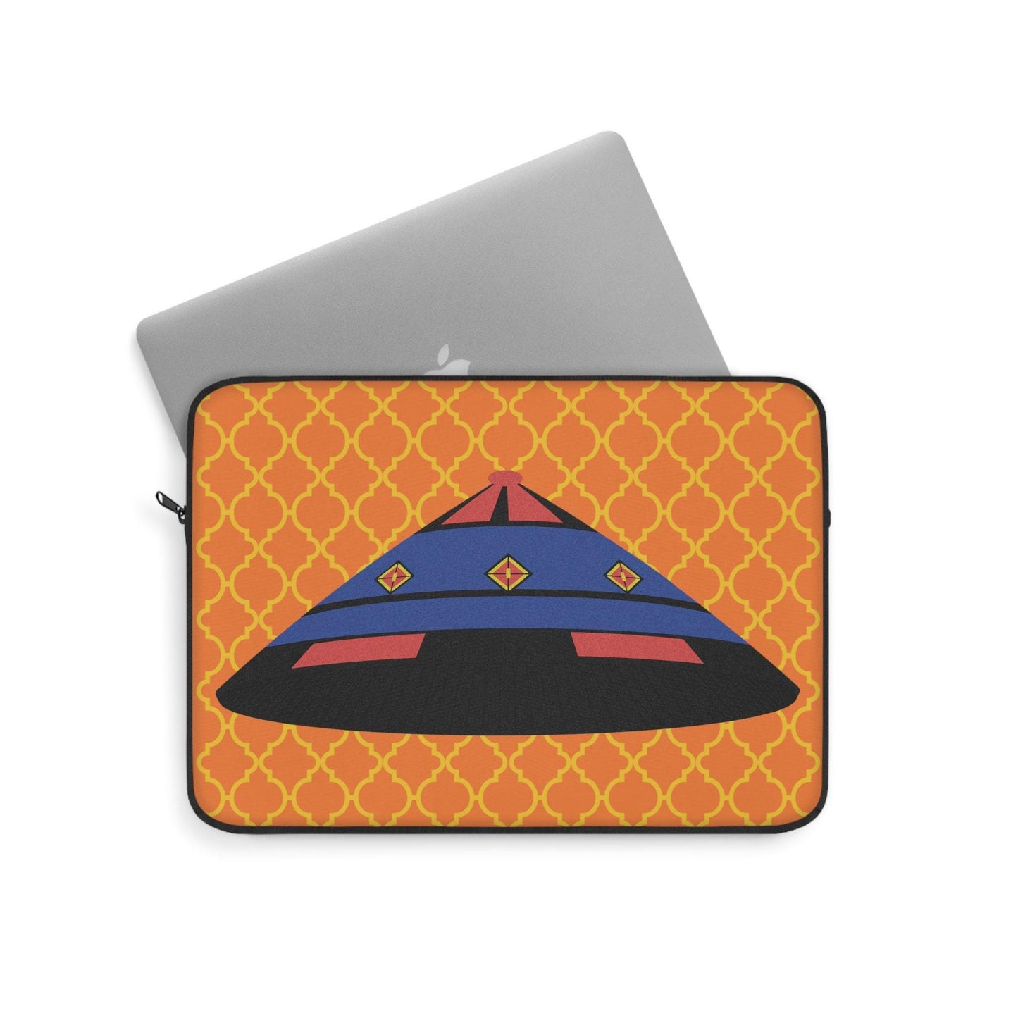 Fulani Hat Laptop Sleeve: African Argyle Print