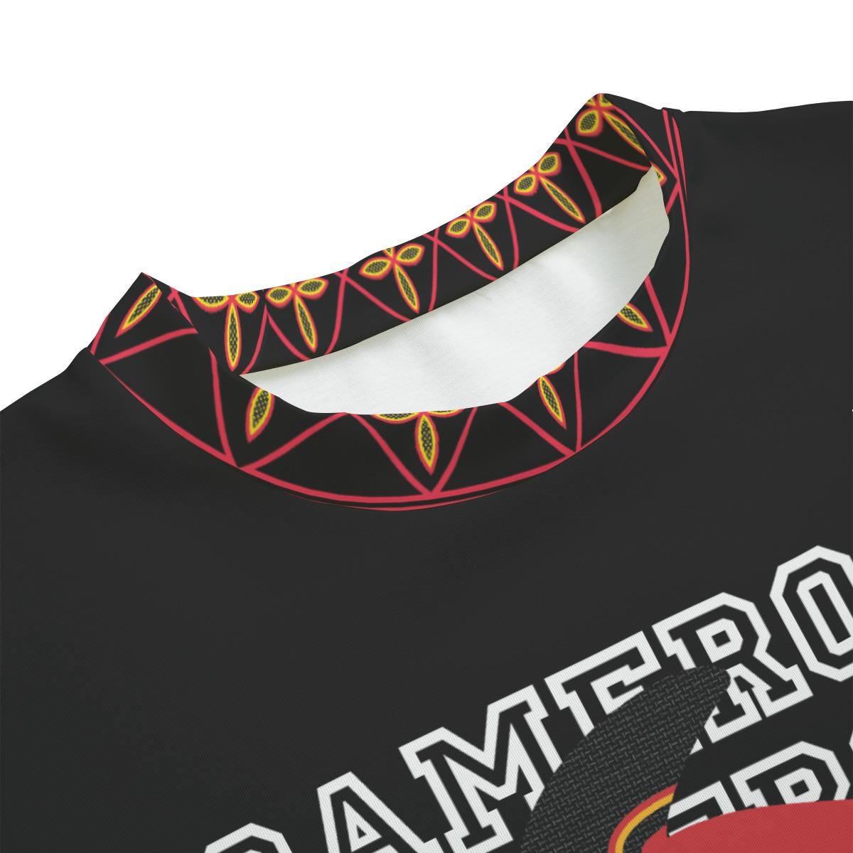 Bami Man Soft Cotton Blend Unisex Crewneck Sweatshirt, in Horn Hat with Toghu Accents