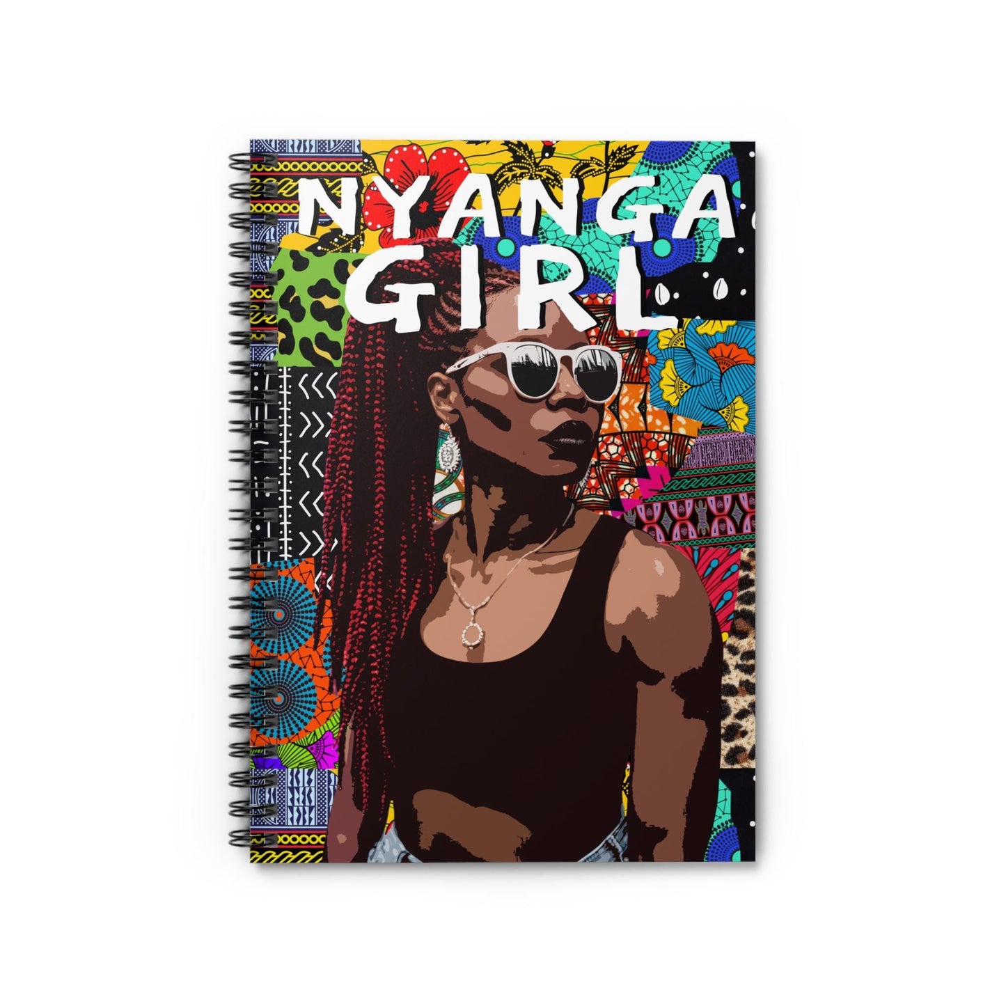 Nyanga Girl Spiral Notebook: African Inspired Stationery Gift