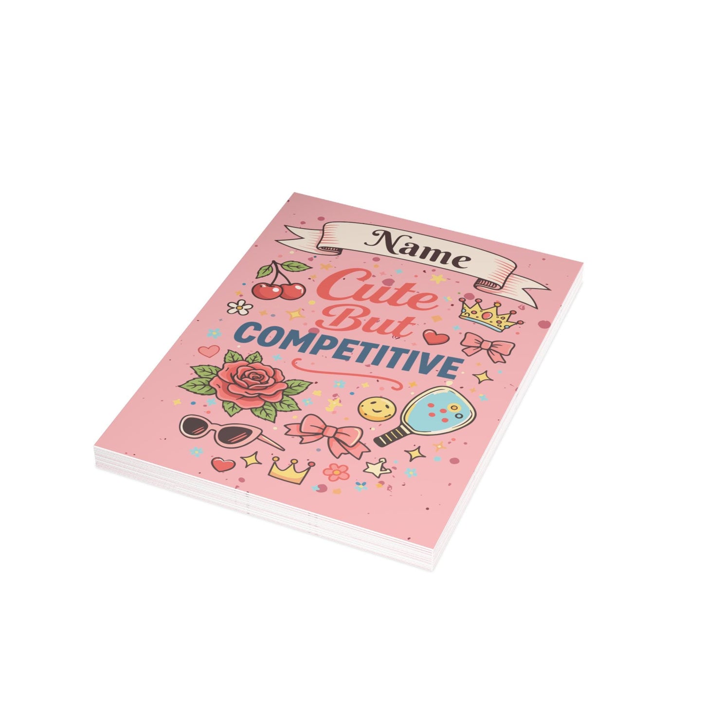 Personalized Name Greeting Card, Tattoo Vintage Design, Mother's Day Card