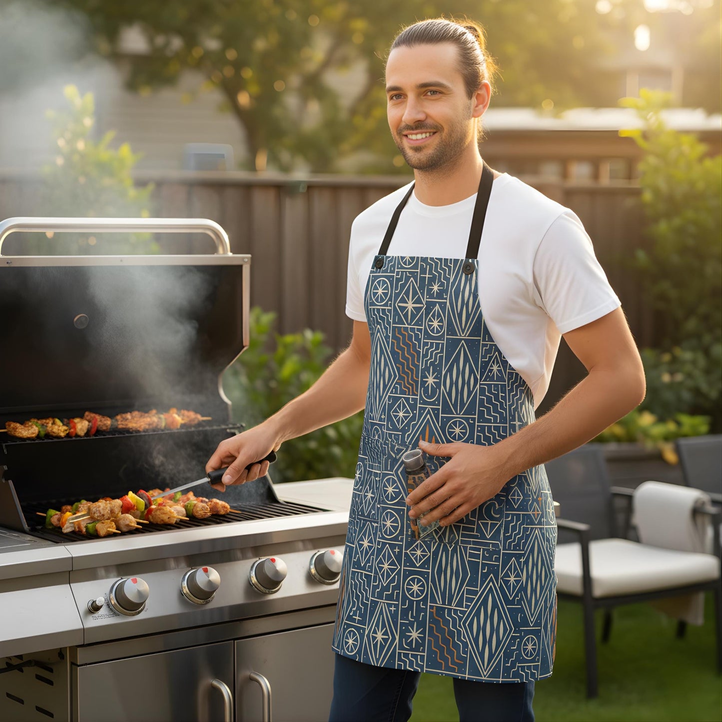 Ndop Print Kitchen Apron – Tribal Cooking Gift