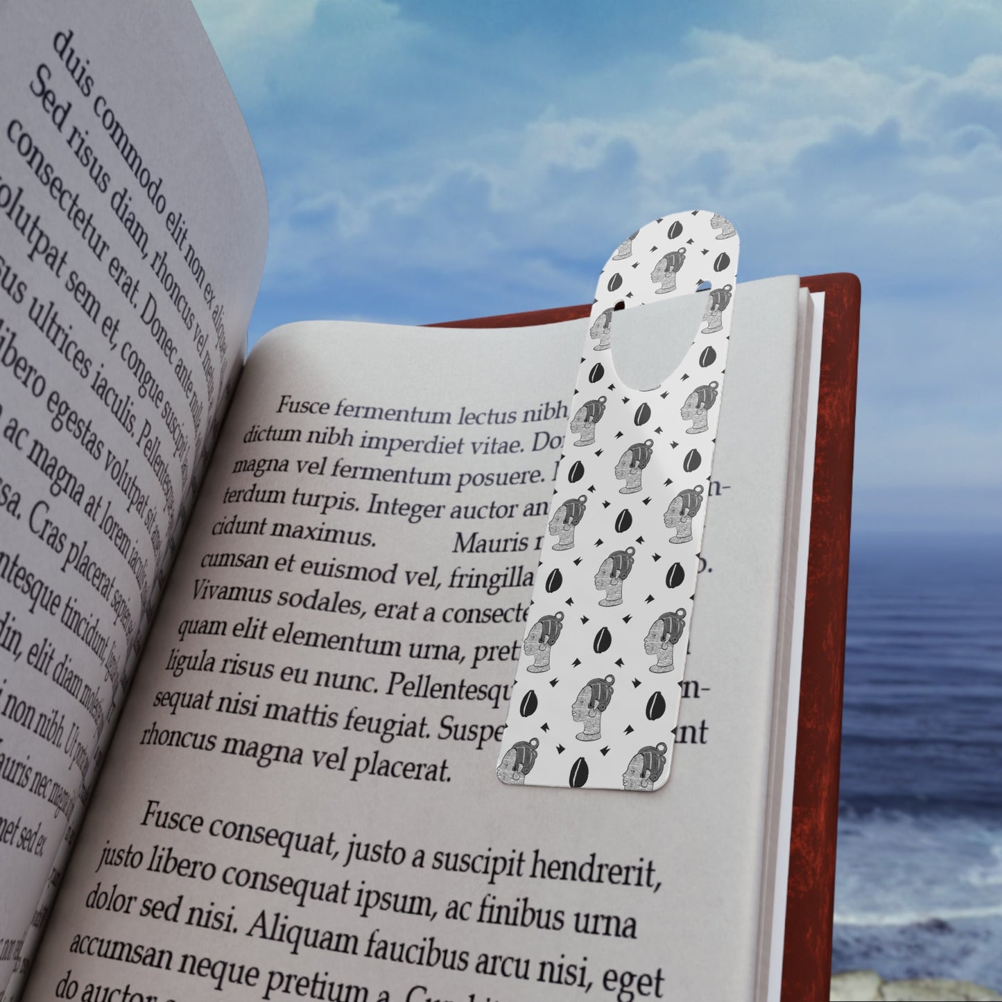 Haus of Kongossa BW African Bookmark for Book Lovers