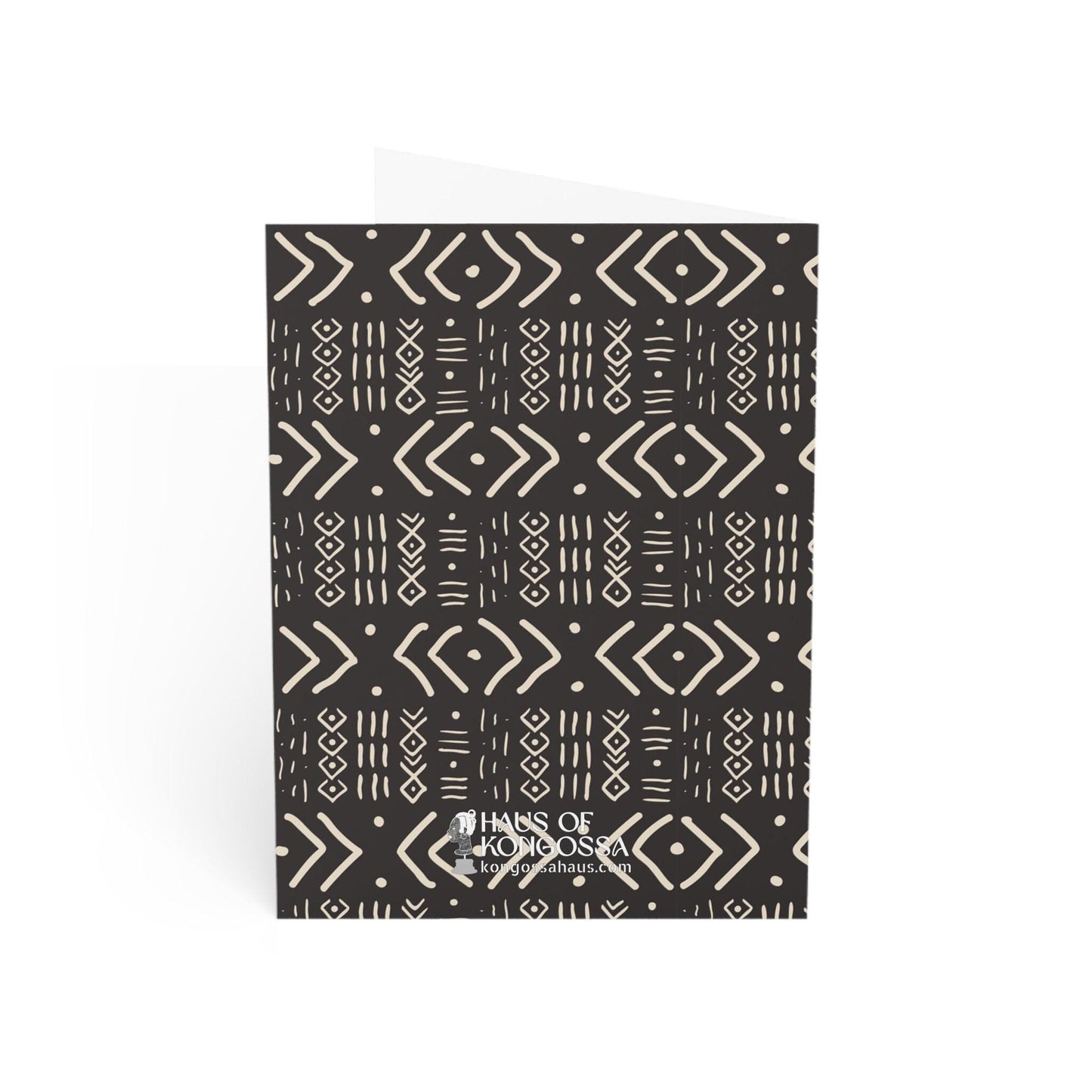 Floral Mudcloth African Greeting Cards (4.6x6.25, 10pc)