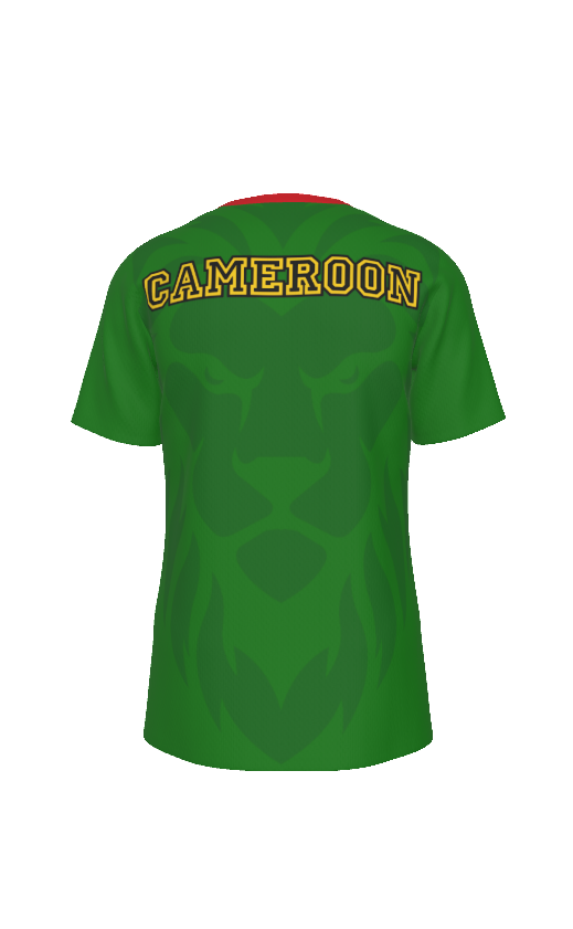 Cameroon Indomitable Lions Soccer Jersey – Green African Athletic Eyebird Football Tee