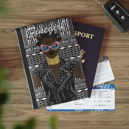Finegirl(Chocolate) - Bigidi Hair and Motorcycle Jacket - BW Ndop - Passport Cover
