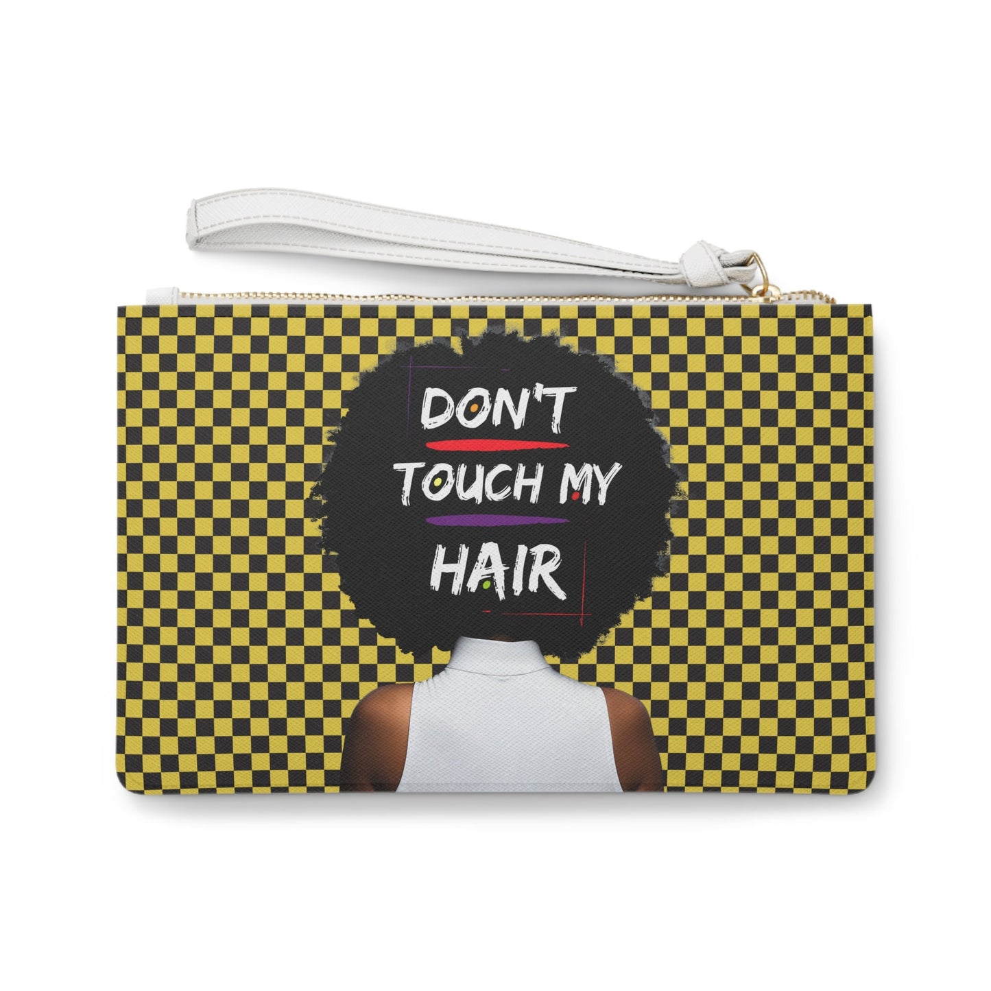 Callipygian Girl Wristlet Clutch Bag, Elegant Evening Accessory, Stylish Birthday Gift