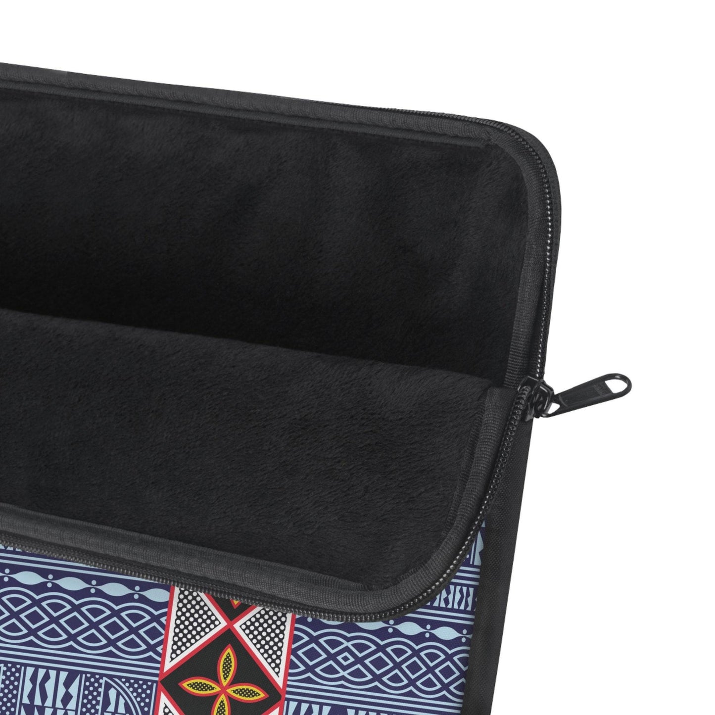 Ndop/Toghu Mixed African Laptop Sleeve: Two Sided Polyester Fabric