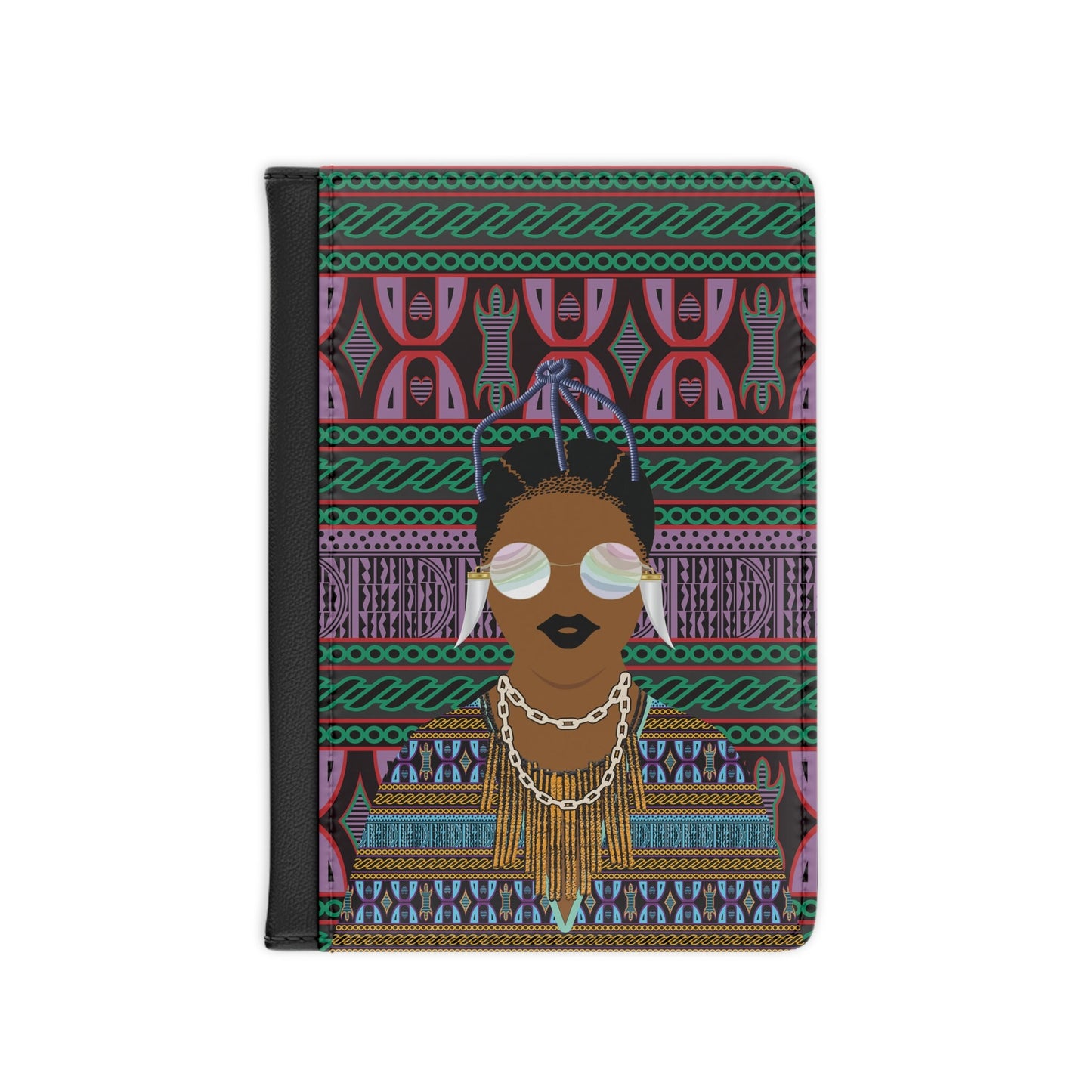 Manyi - Purple Toghu Passport Cover