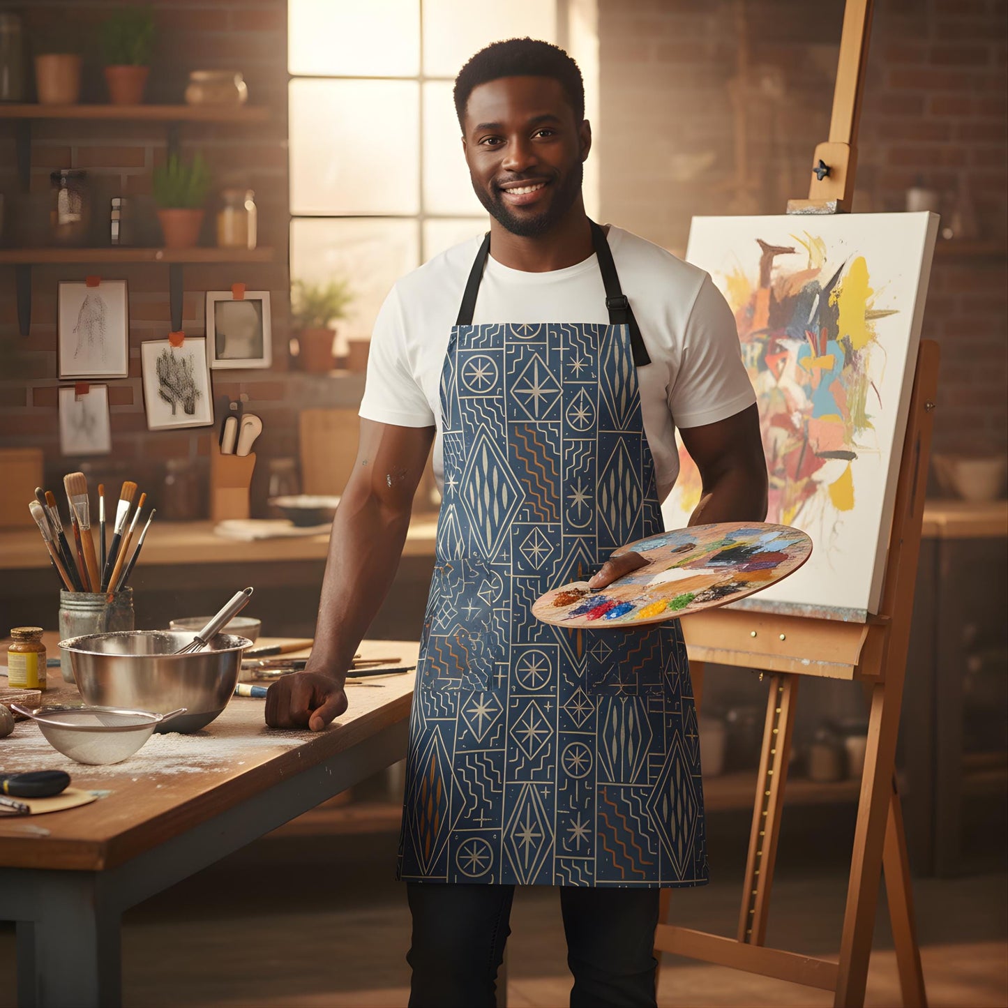 Ndop Print Kitchen Apron – Tribal Cooking Gift