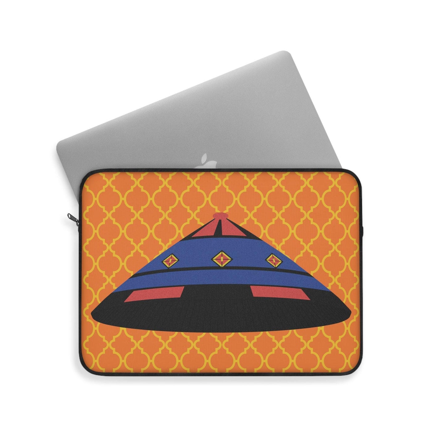 Fulani Hat Laptop Sleeve: African Argyle Print