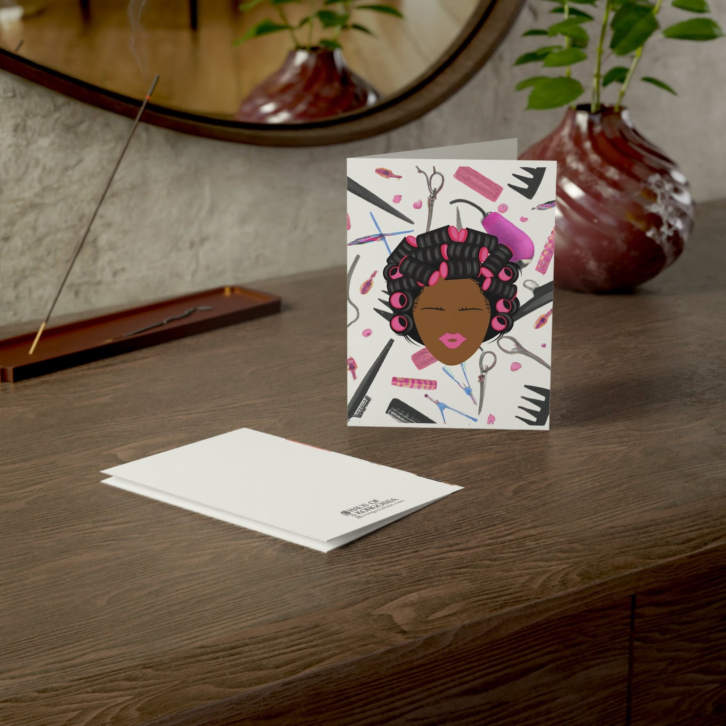 Rollers and All African Greeting Cards (1, 10pcs)