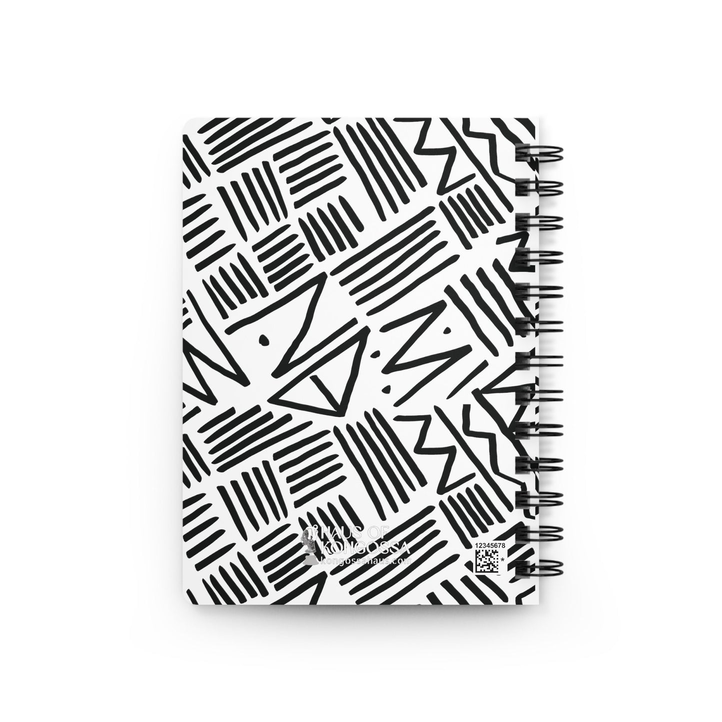 Pink Toghu Art Spiral Journal: Glossy Laminated Ruled Journal