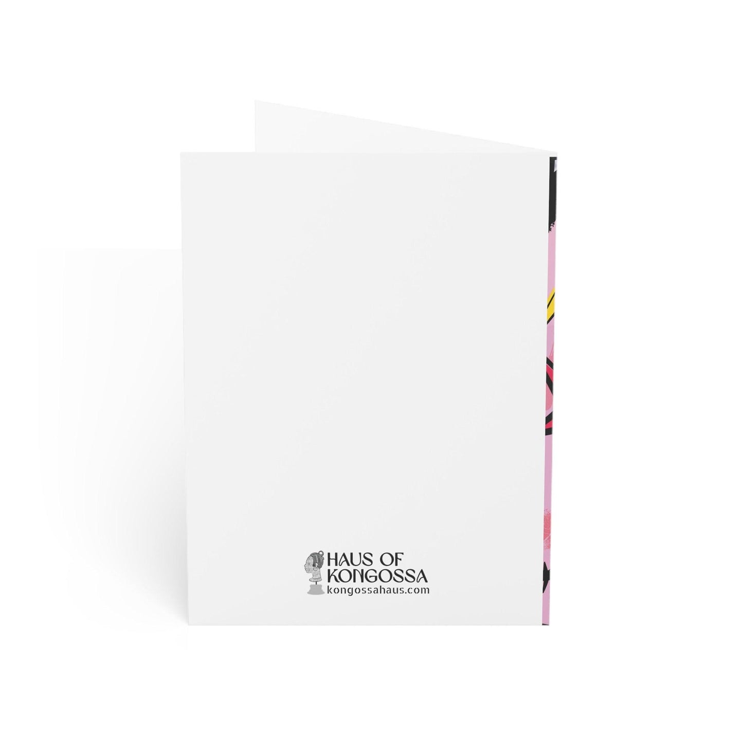 Punk Girl Pink Greeting Cards (1, 10pcs)