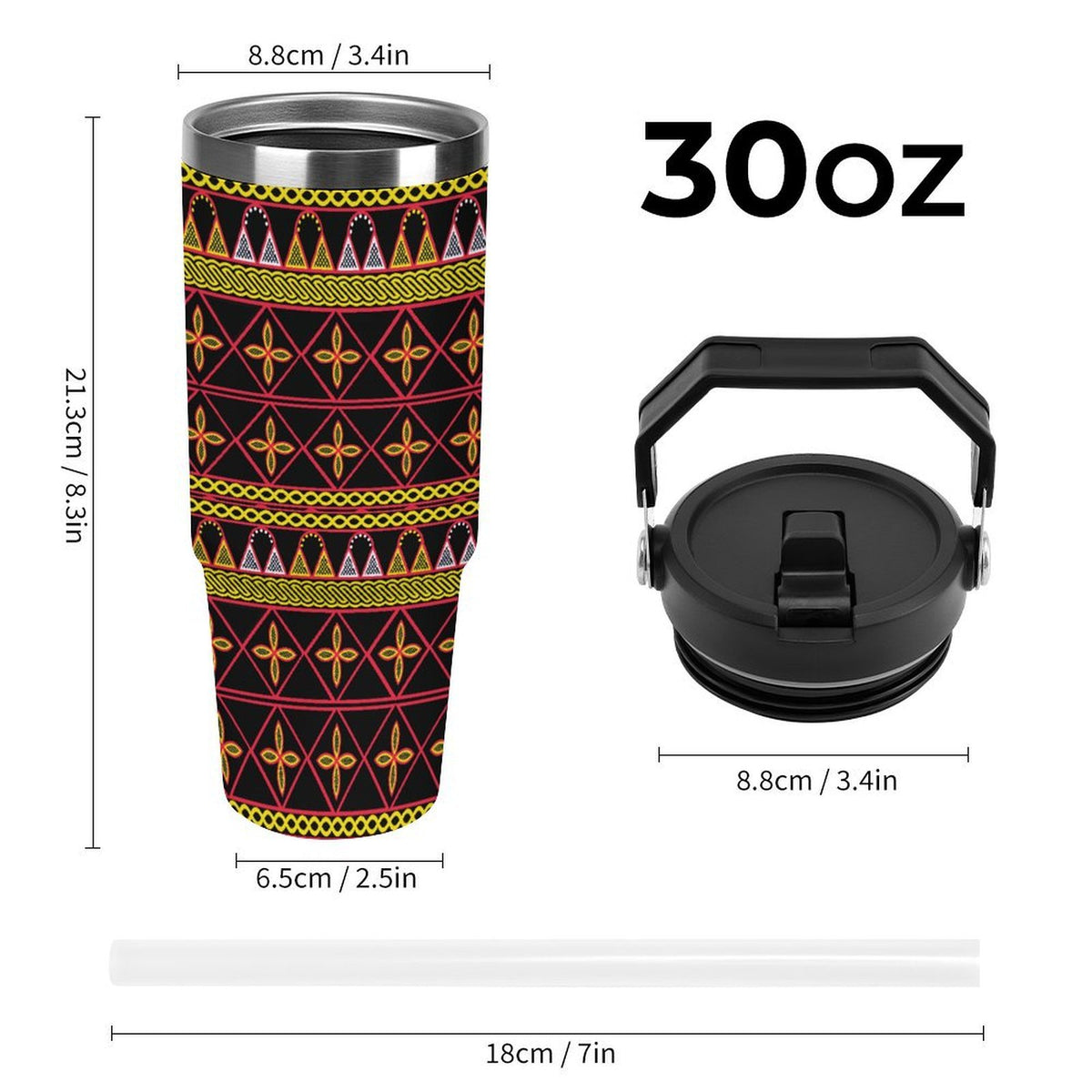 Toghu 30oz Travel Tumbler Stainless Steel