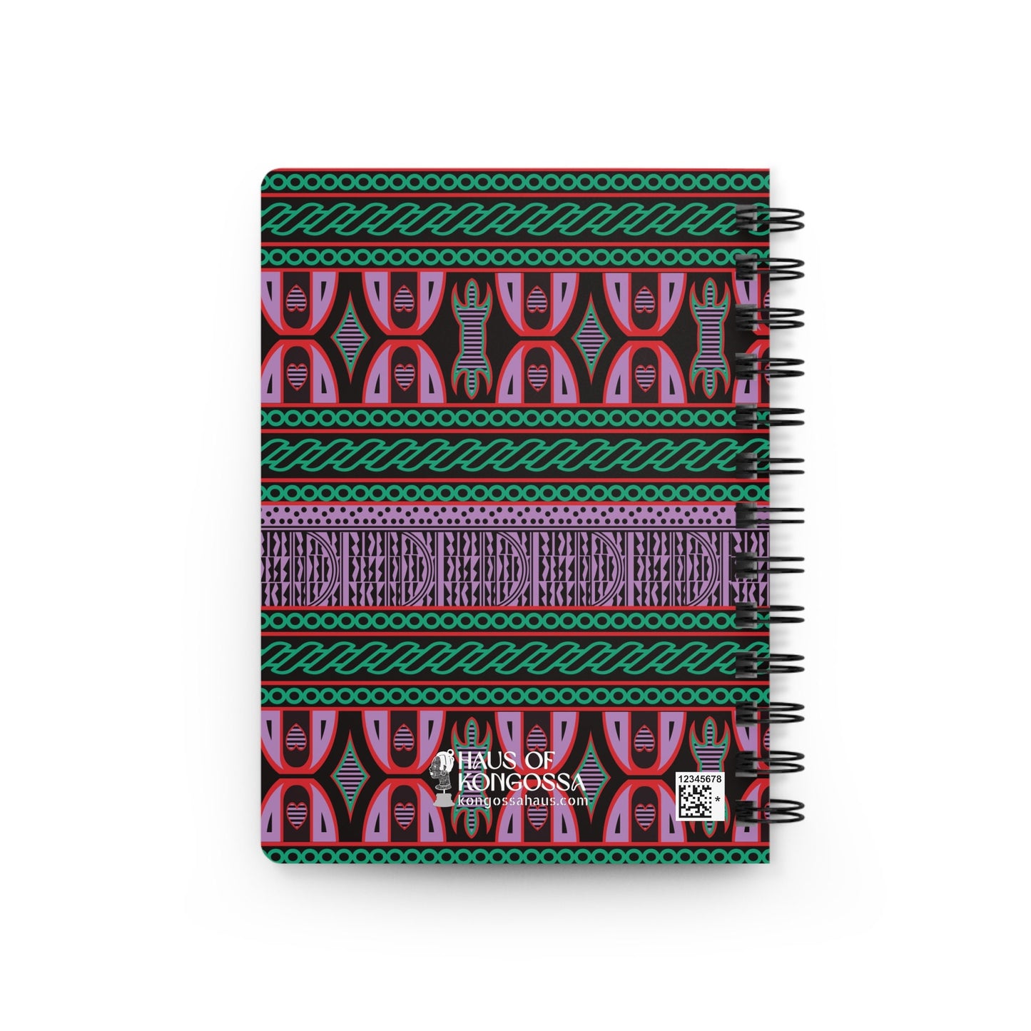 Manyi Blue Toghu Art Journal: Glossy Laminated Spiral Journal