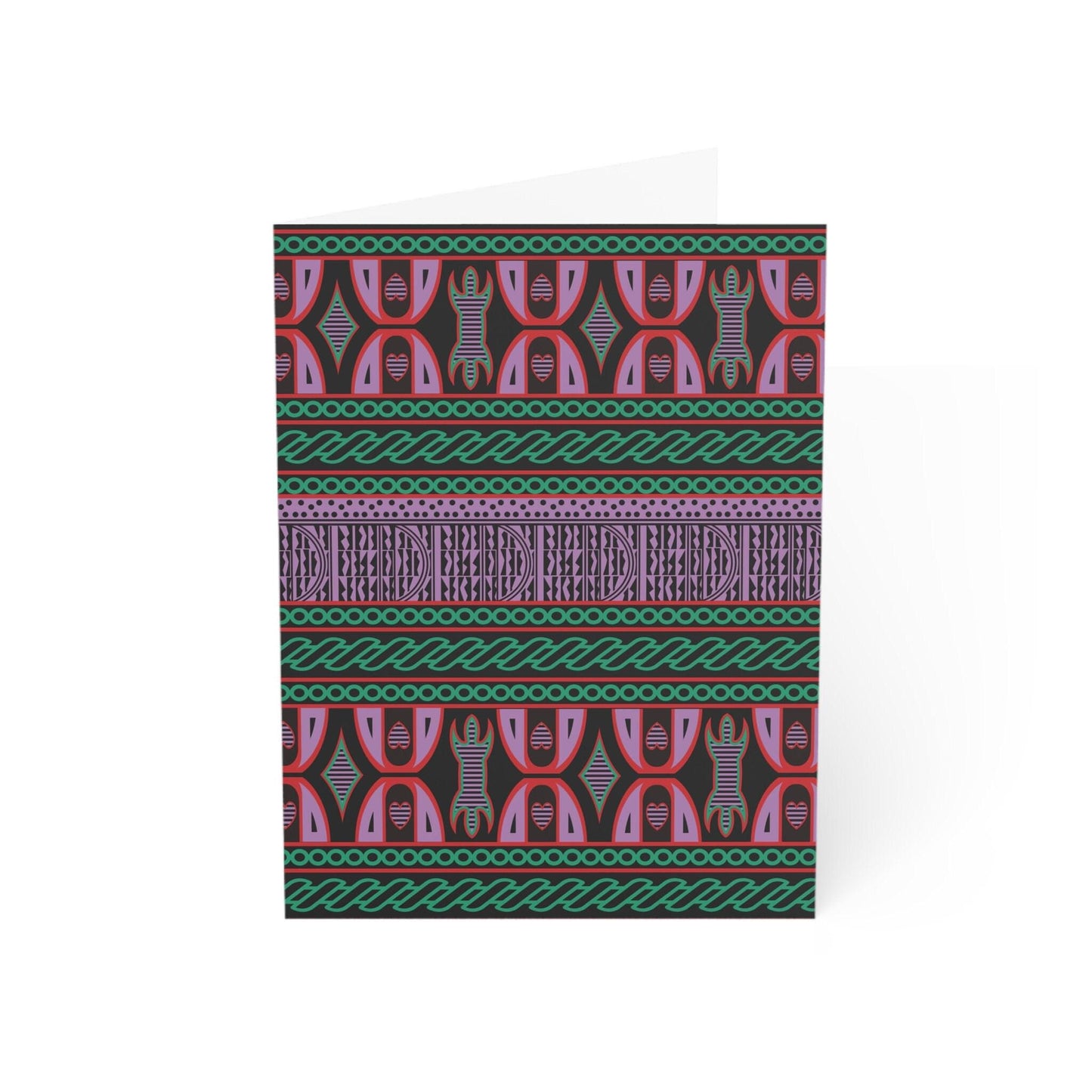 Purple Toghu African Greeting Cards (1, 10pcs)