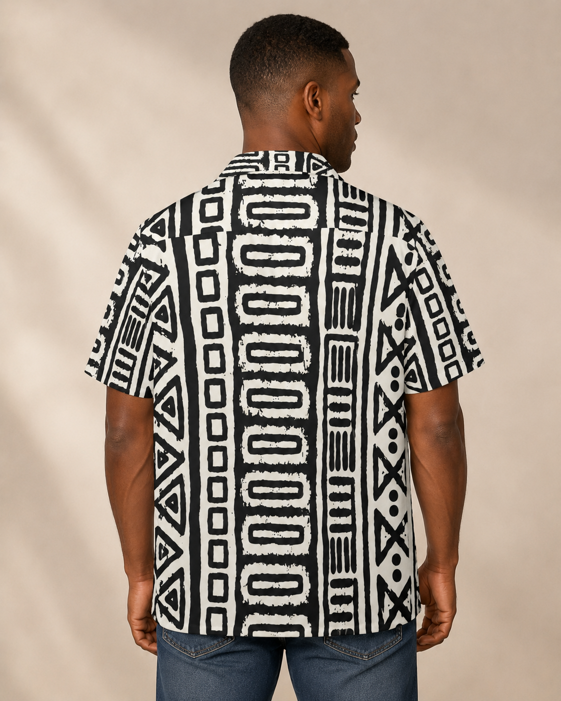Mboko Hawaiian Shirt – Mudcloth Inspired Men's Resort Button-UP
