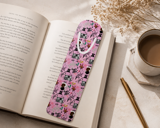 Punk Girl Pink Bookmark