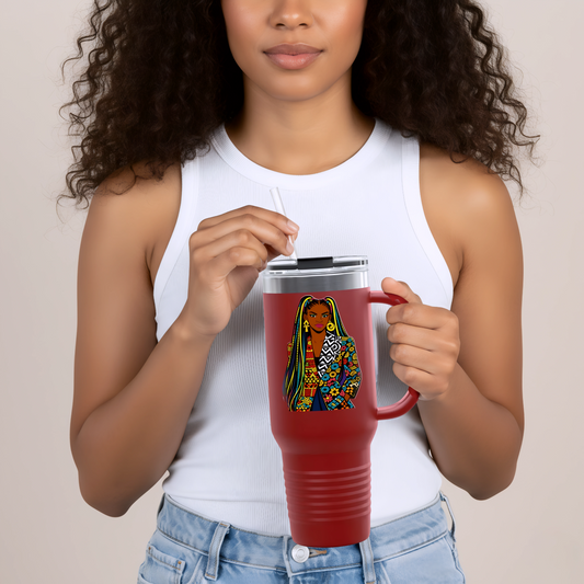Effortless Personalized Insulated Travel Mug, 40oz - Stylish Travel Companion, Premium Coffee Mug, Perfect for Road Trips, Gifts for Her